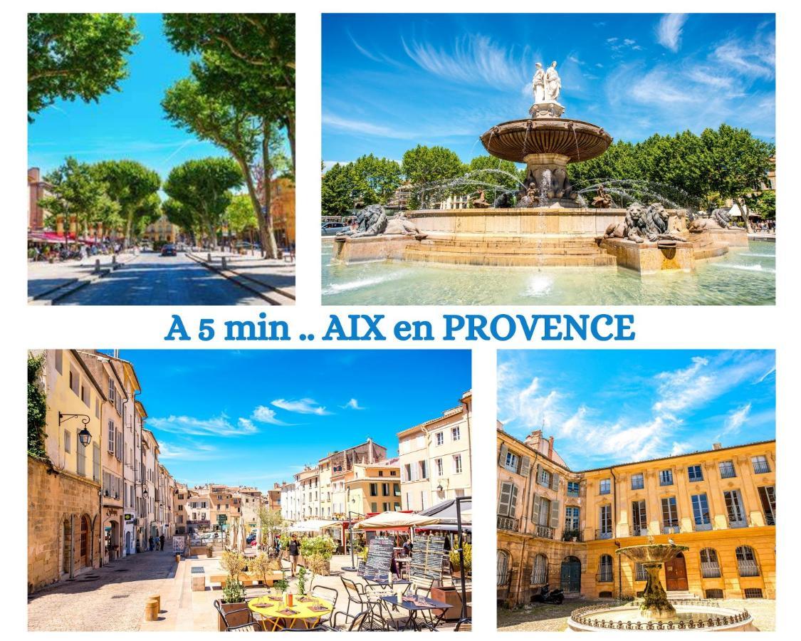 Апартаменты "' Impasse D'Un Instant "' 8Min Aix - Clim & Parking Венель Экстерьер фото